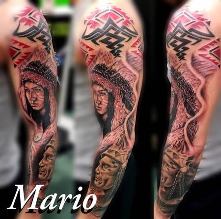 Mario Padilla - Native American Sleeve